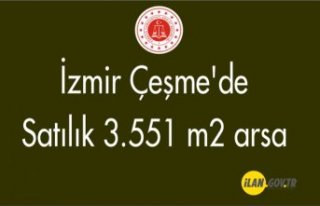 İzmir Çeşme'de 3.551 m² arsa Satılık
