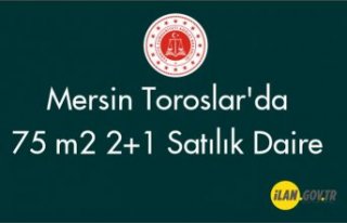 Mersin Toroslar'da 75 m² 2+1 Satılık daire