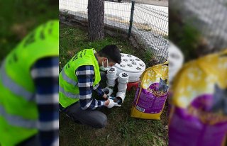 Sokağa çıkma kısıtlamasında Samsun'da sokak...