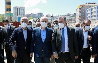Ulaştırma ve Altyapı Bakanı Karaismailoğlu, İkizdere'deki...
