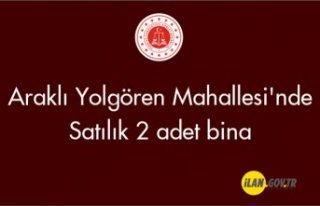 Araklı Yolgören Mahallesi'nde 2 adet bina Satılık