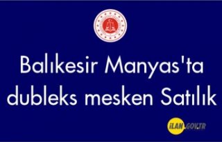 Balıkesir Manyas'ta dubleks mesken Satılık