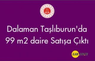 Dalaman Taşlıburun'da 99 m2 daire Satılık