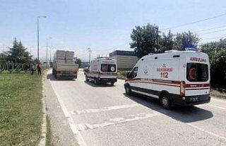 Düzce'de 7 aracın karıştığı zincirleme trafik...