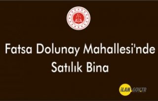 Fatsa Dolunay Mahallesi'nde bina Satılık