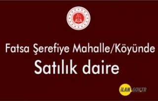 Fatsa Şerefiye Mahalle/Köyünde daire Satılık