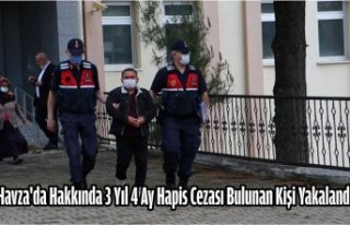 Havza'da hakkında 3 yıl 4 ay hapis cezası...