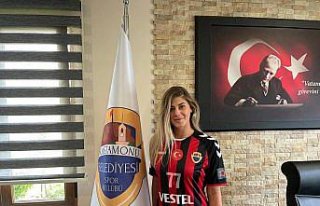 Kastamonu Belediyespor'un yeni transferi Majda Mehmedovic...