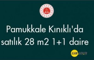 Pamukkale Kınıklı'da satılık 28 m² 1+1...