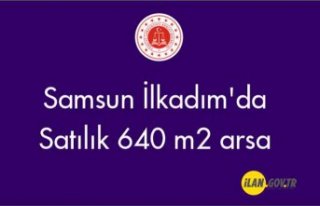 Samsun İlkadım'da Satılık 640 m2 arsa