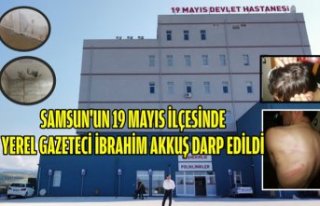 SAMSUN'UN 19 MAYIS İLÇESİNDE YEREL GAZETECİ...