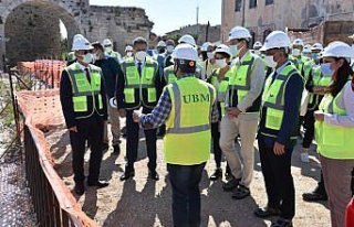 Sinop Tarihi Cezaevi ve Müzesi'ndeki restorasyon...
