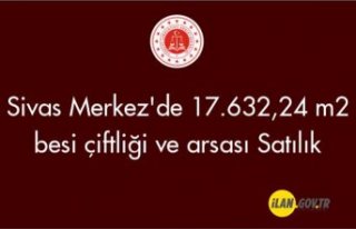 Sivas Merkez'de 17.632,24 m² besi çiftliği...