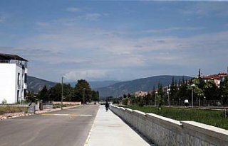 Tokat'ın Turhal ilçesinde bisiklet yolu uzunluğu...