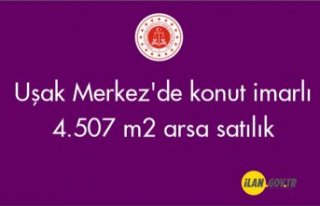 Uşak Merkez'de satılık konut imarlı 4.507...