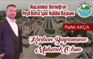 Alaçamlılar Dernek Başkanın’dan Bayram Mesajı