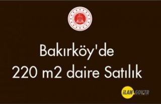 Bakırköy'de 220 m2 daire Satılık