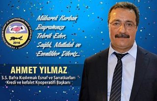 Başkan Ahmet Yılmaz'dan Kurban Bayramı Mesajı