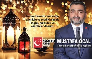 Başkan Mustafa Öcal’dan Kurban Bayramı Mesajı