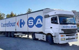 CarrefourSA'dan yangın bölgesine yardım tırı