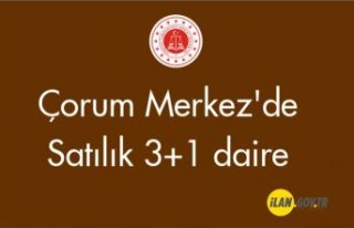 Çorum Merkez'de 3+1 daire Satılık