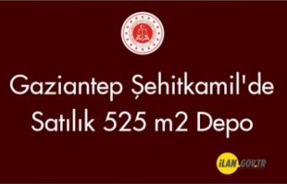 Gaziantep Şehitkamil'de satılık 525 m² depo