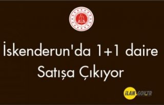 İskenderun'da 1+1 daire satışa çıkıyor