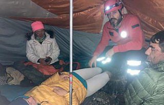 Kaçkar Dağları'nda düşerek yaralanan Ukraynalı...