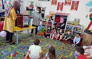 Samsun'da minikler masala doyacak