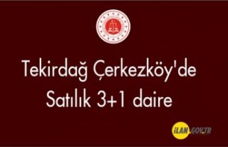 Tekirdağ Çerkezköy'de 3+1 daire Satılık
