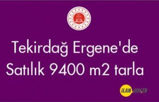 Tekirdağ Ergene'de 9400 m² tarla Satılık