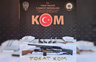 Tokat'ta tefecilik operasyonunda gözaltına alınan...