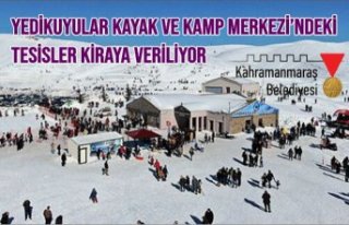 Yedikuyular Kayak ve Kamp Merkezi’ndeki tesisler...