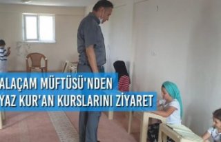 Alaçam Müftüsünden Yaz Kur'an Kurslarını...