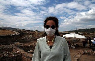 Antik kent kazısında çalışan işçilere Kovid-19...