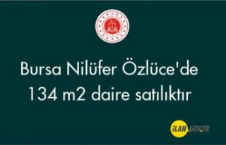 Bursa Nilüfer Özlüce'de 134 m2 daire icradan...
