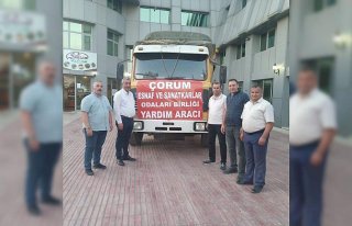 Çorum'dan sel felaketinin yaşandığı Sinop'un...