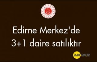 Edirne Merkez'de 3+1 daire satılıktır