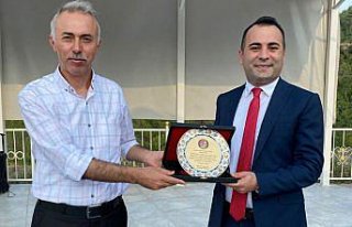 Erzurum'a atanan Taşova Kaymakamı Çelik onuruna...