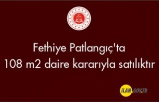 Fethiye Patlangıç'ta 108 m2 daire satılıktır