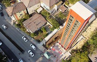 Karabük'ün yeni kule asansörleri hizmette