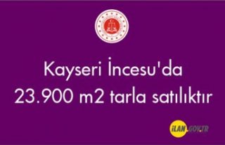 Kayseri İncesu'da 23.900 m² tarla satılıktır