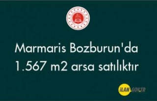 Marmaris Bozburun'da 1.567 m2 arsa satılıktır