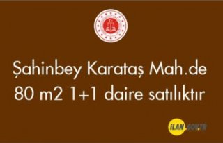 Şahinbey Karataş Mah.de 80 m2 1+1 daire satılıktır
