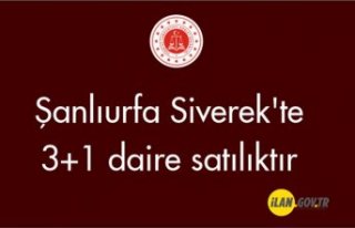 Şanlıurfa Siverek'te 3+1 daire satılıktır