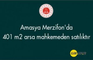 Amasya Merzifon'da 401 m² arsa mahkemeden satılıktır