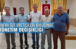 Bafra Süt Üreticileri Birliğinde Yönetim Değişikliği