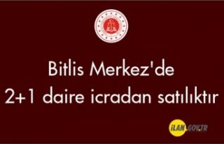 Bitlis Merkez'de 2+1 daire icradan satılıktır