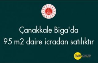 Çanakkale Biga'da 95 m² daire icradan satılıktır