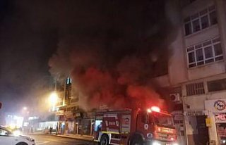 Çarşamba'da iş yerindeki yangın hasara neden oldu